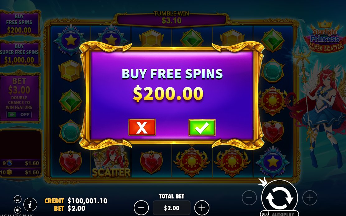 Magenta Super Free Spins grid, HIT TO MULTIPLY TUMBLE WIN