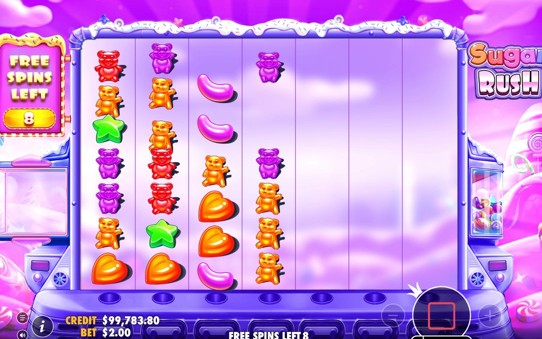 Free Spins round: CREDIT stays frozen until round total